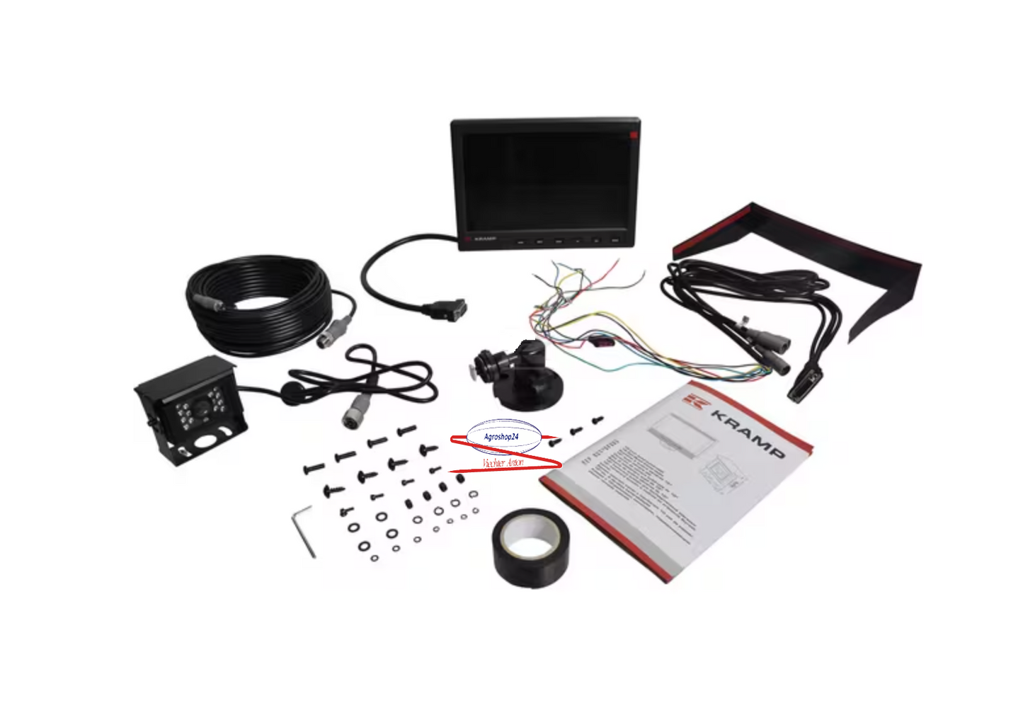 Kramp Kamerasystem Quad 10"TFT Frontkamera Heckkamera