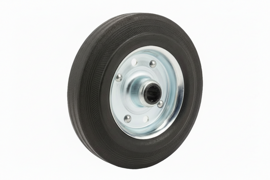 Gummirad Stahlfelge Ø200mm x 50 Stützrad Anhänger Ladewagen Kipper