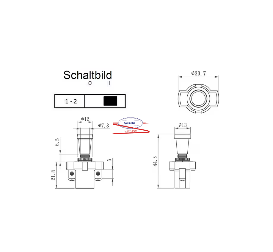 Zugschalter Zündschalter Startschalter, Eicher Fendt John Deere Deutz Traktor