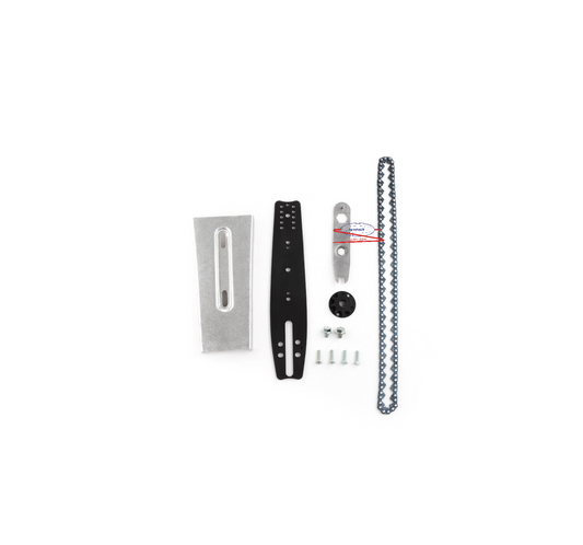 EDER Schiene mit Kette und Antriebsritzel für ESG-C Schälgerät 3/8" 8mmm / 12mm