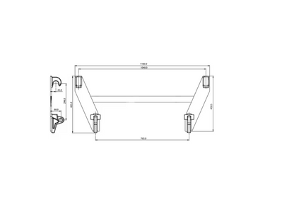 FT2102 Adapterplatte komplett