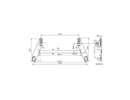 FT2102 Adapterplatte komplett