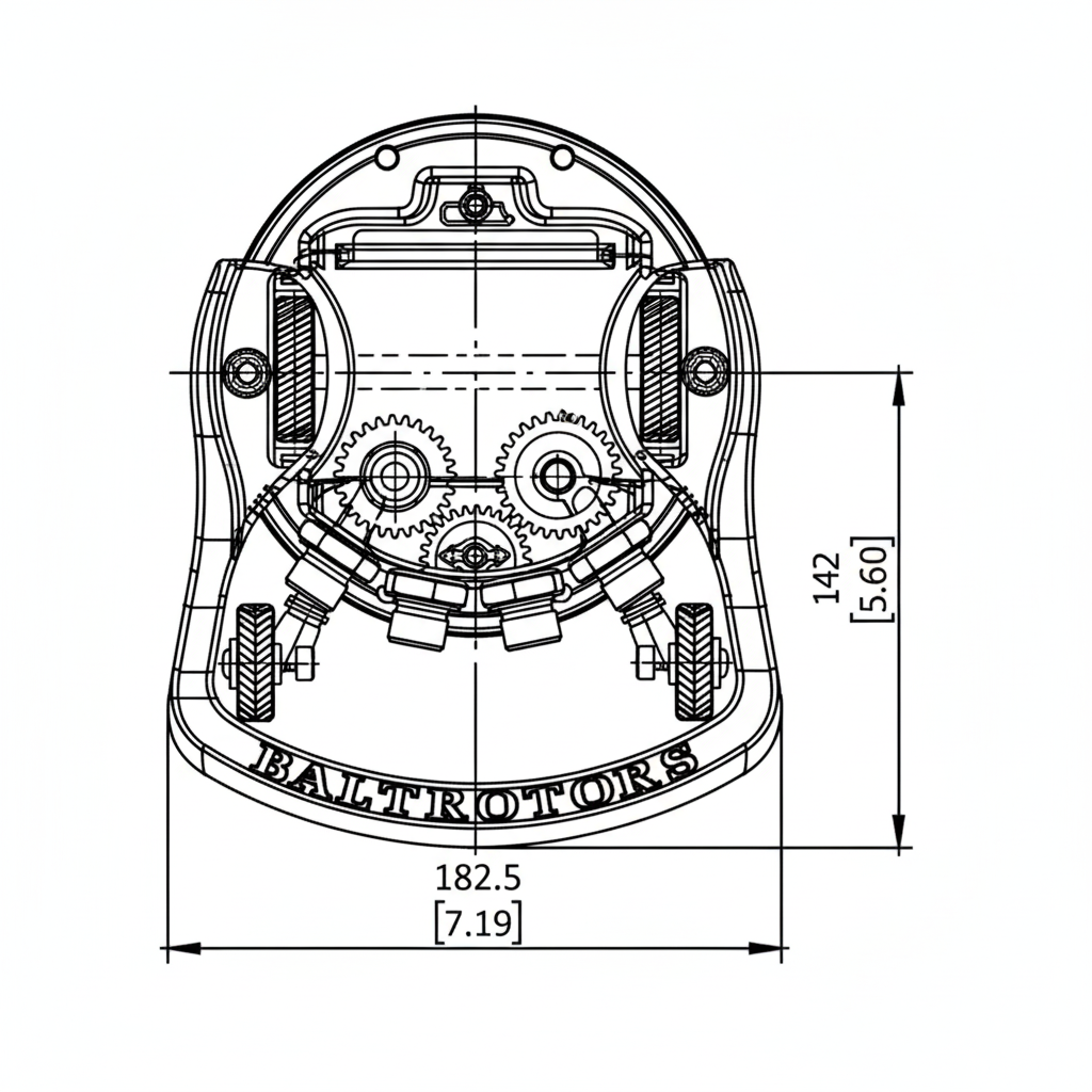 GR30 Rotator 30kN Welle 49,5 mm Loch