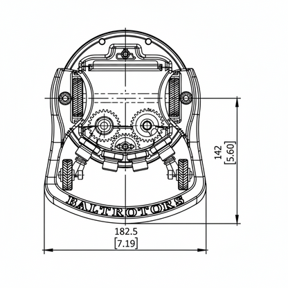 GR30 Rotator 30kN Welle 49,5 mm Loch