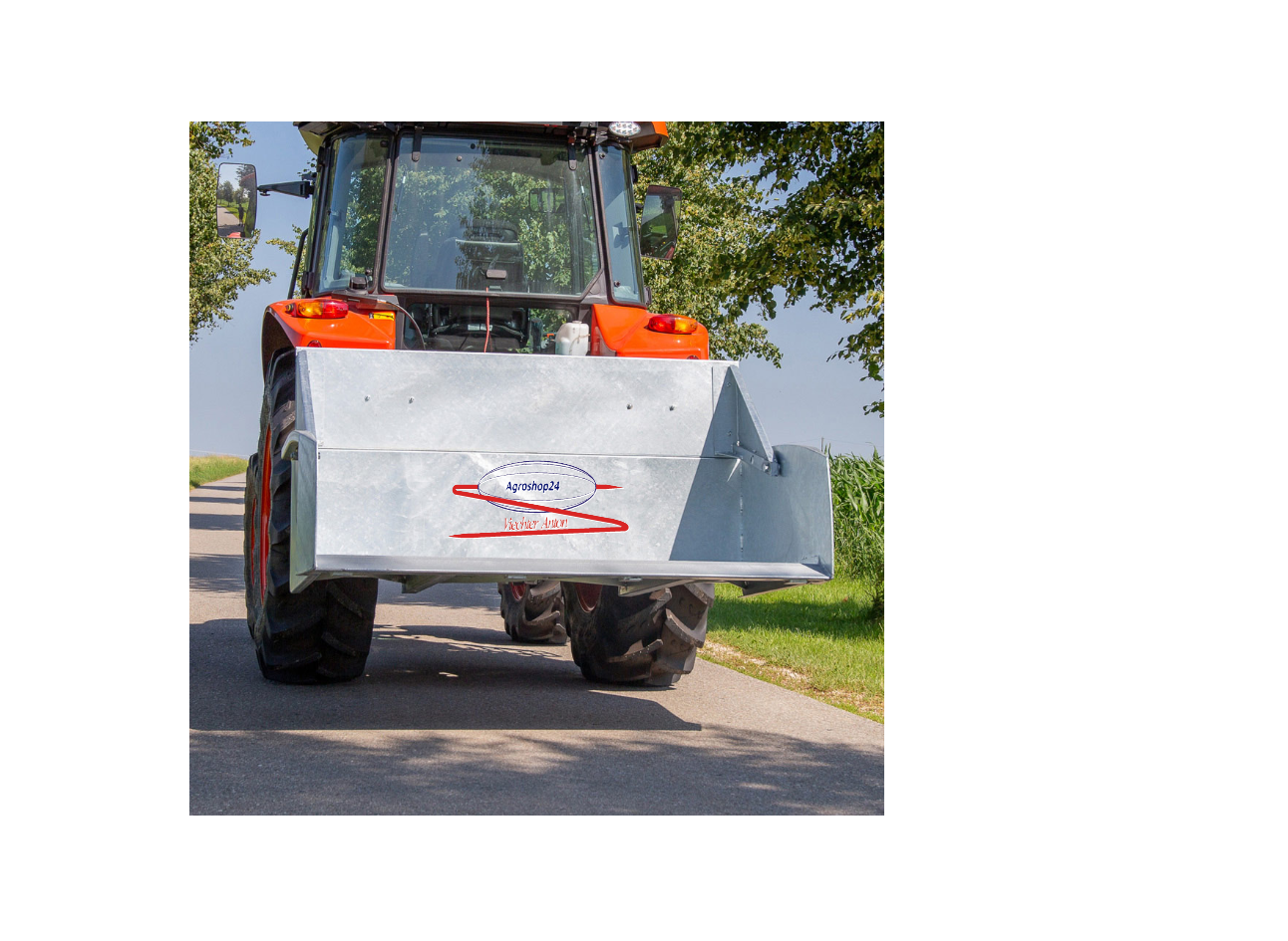 Fliegl Heckschaufel Heckcontainer Transportcontainer Heckmulde Traktor Mulde