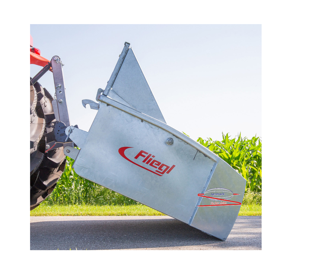 Fliegl Heckschaufel Heckcontainer Transportcontainer Heckmulde Traktor Mulde