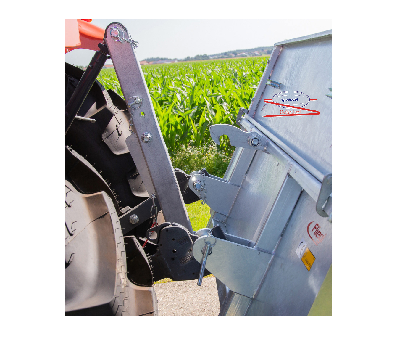 Fliegl Heckschaufel Heckcontainer Transportcontainer Heckmulde Traktor Mulde