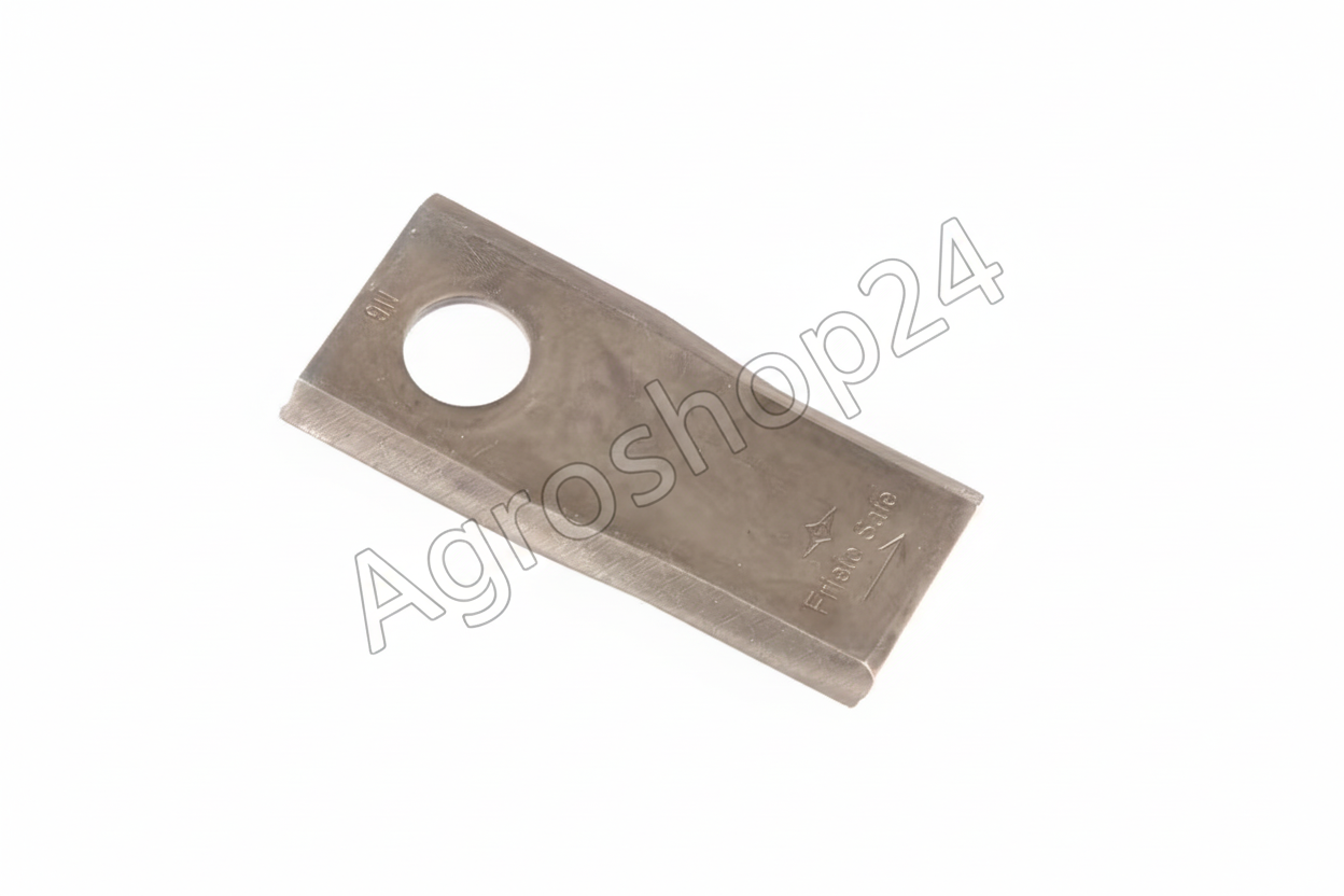 Mähmesser rechts 107x45x4 mm, Bohrung Ø 18,25 mm Kuhn /John Deere/New Holland