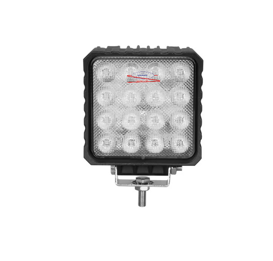 Arbeitsscheinwerfer LED, 48W, 3840lm, 10/30V, 159x54,5x112mm, Flutlicht, 16 LED's,
