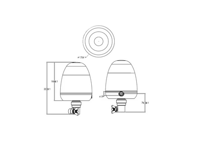John Deere  Rundumleuchte, 12;24V, 25;30 W