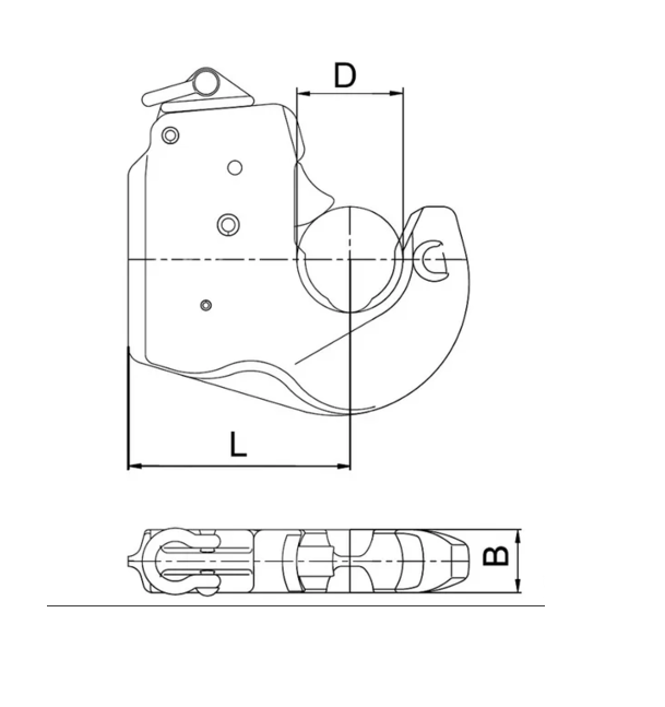 CBM Unterlenker Fanghaken Kat2 bis 110KW (150PS)