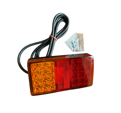 Rückleuchte LED 12/24V 150mmx80mm  Kabel 1,5m Anhänger Anbaugerät