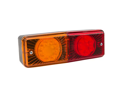 Rückleuchte LED 12/24V 200mmx70mm Bajonettanschluss  Anhänger Anbaugerät