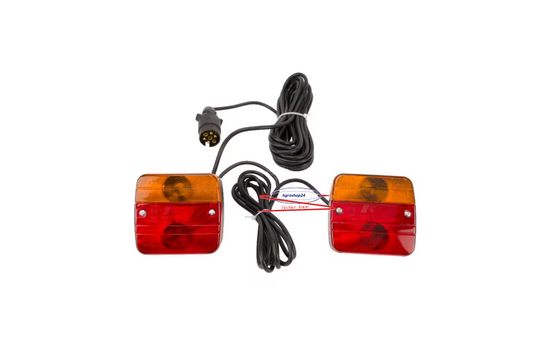 Lichter Set transportabel Kabellänge 7,5m Rückleuchten Anhänger Anbaugerät