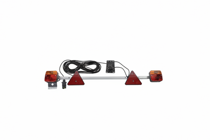 Leuchtbalken 12V 1-1,6m, 12m Kabel,  7-polig, Rückleuchten Anhänger Anbaugerät