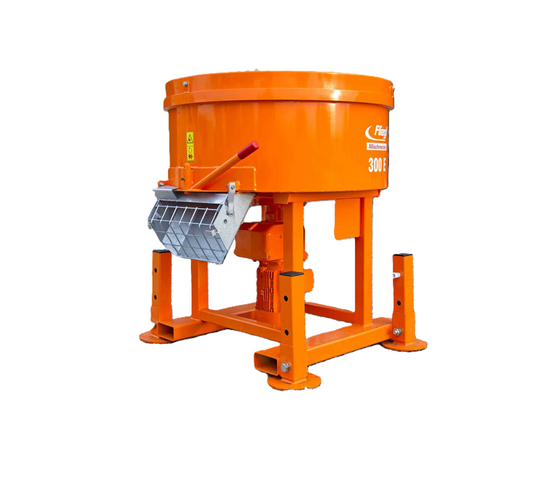 Betonmischer, Zwangsmischer, Mischmeister Fliegl Elektro 300 E