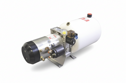 Hydraulikaggregat Hydraulikpumpe mit Tank für Kipper 12VDC 2100W 8Ltr 3.2ccm