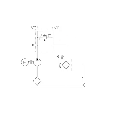 Hydraulikaggregat Aggregat PP 30ltr 6.5ccm 3kW Hersteller Kramp