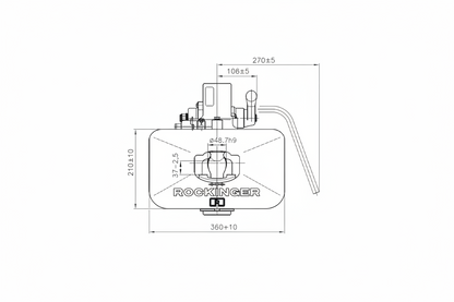 Anhängerkupplung 330mm automatisch Weite 330mm Traktor Anhänger