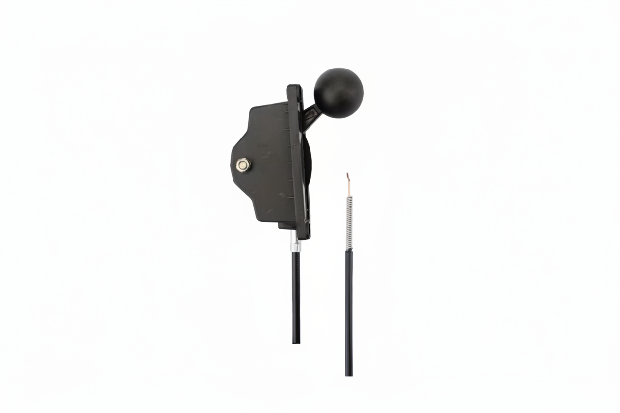 SA34773 B-Ware Schaltgehäuse Bowdenzug Gaszug Sabo 43 47 Seilzug