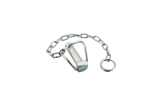 Rohrklappsplint mit Kette und Ring Ø 12mm, 14mm, 16mm, 19mm