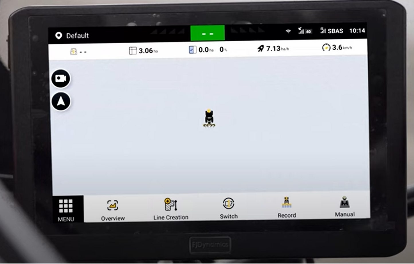AT2 Traktor Lenksystem Autopilot-Bausatz mit 12"Bildschirm 1 Antenne SBAS+RTK-Version
