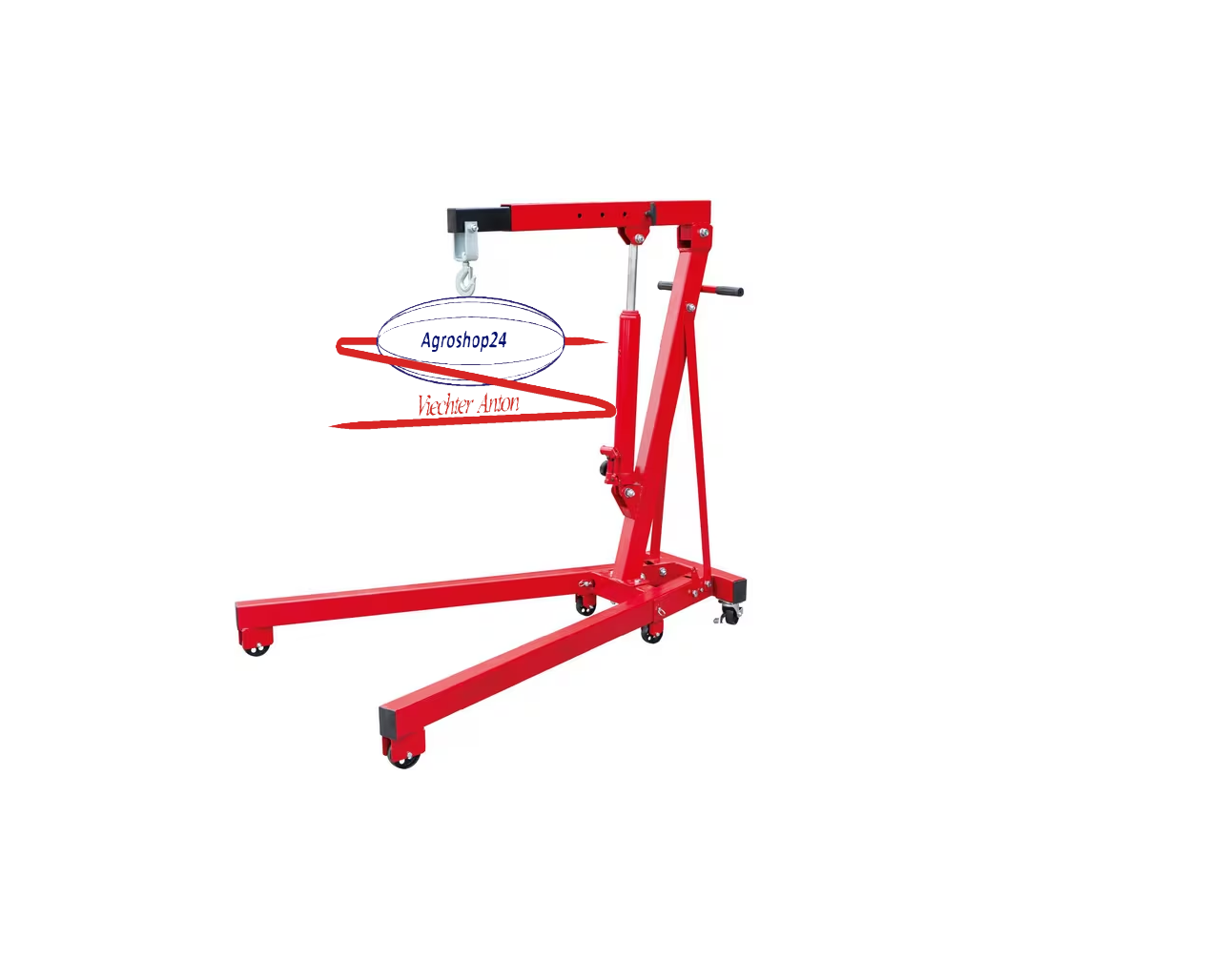 Mobiler Werkstattkran 1000kg Motorkran Motorheber Getriebeheber Klappbar