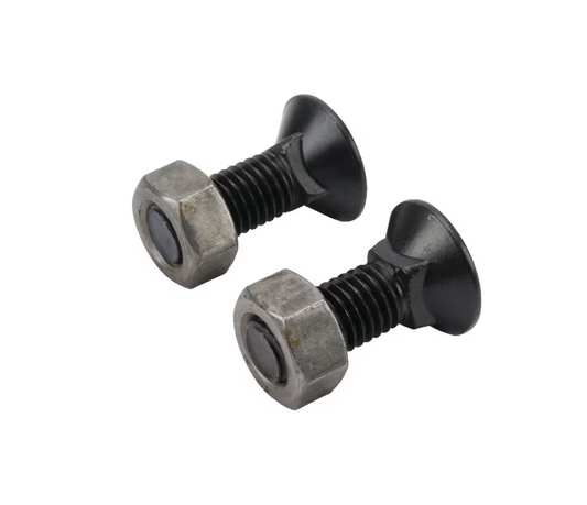 Pflugschar Schrauben und Muttern verpackt M12 x 35mm 10.9 2 Stk.