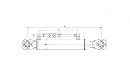 Hydraulischer Oberlenker Kat1