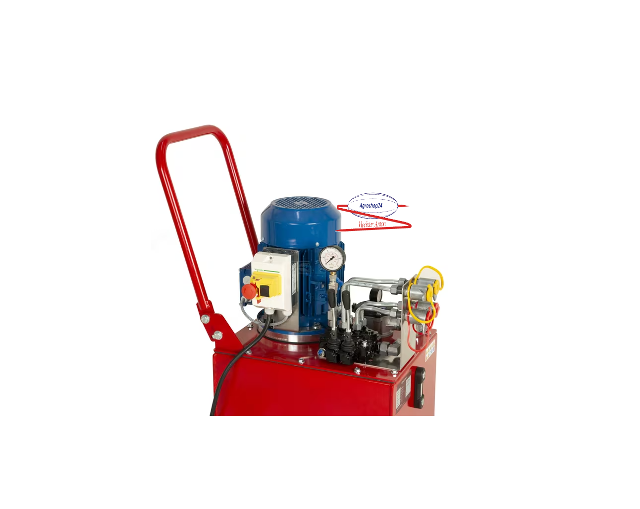 WP85A002 Werkstattgerät 35 ltr 12l/min Hydraulikaggregat Kramp