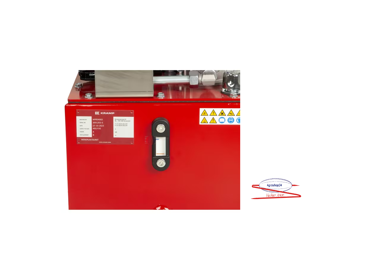 WP85A002 Werkstattgerät 35 ltr 12l/min Hydraulikaggregat Kramp