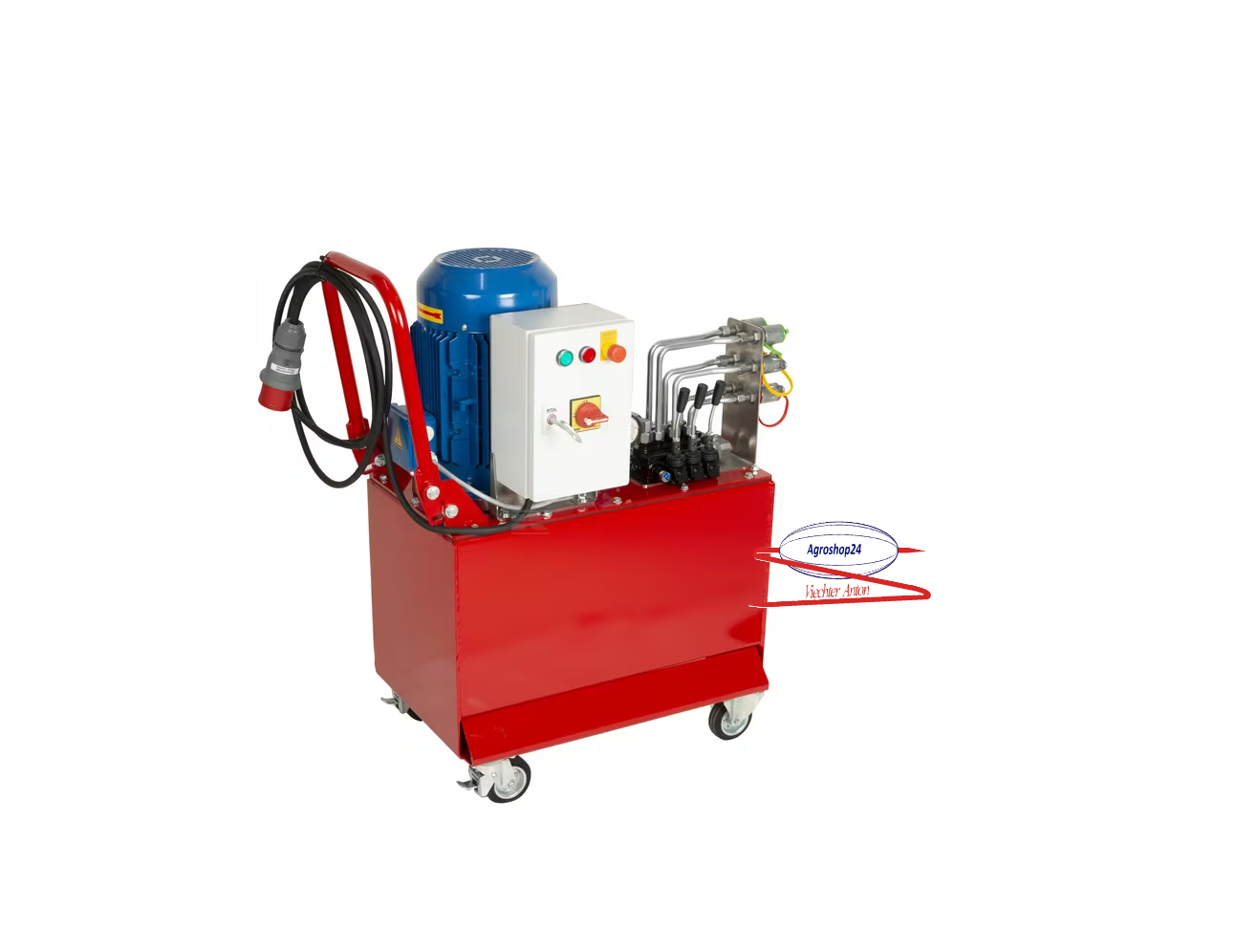 WP85C002 Werkstattgerät 75ltr 20l/min Hydraulikaggregat Kramp