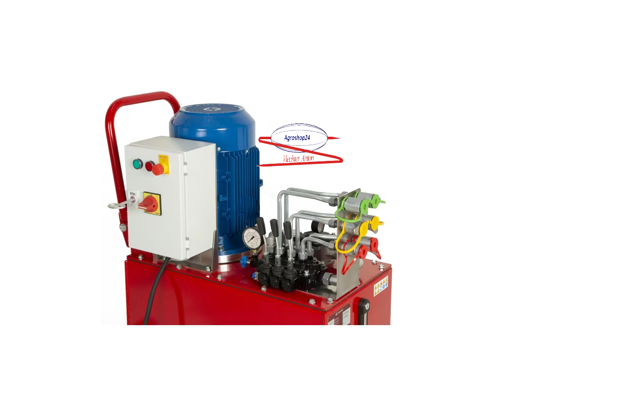 WP85C002 Werkstattgerät 75ltr 20l/min Hydraulikaggregat Kramp