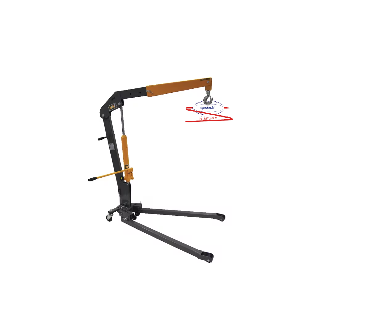 Mobiler Profi Werkstattkran 1000kg Motorkran Motorheber Getriebeheber