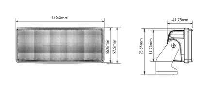 LED-Arbeitsscheinwerfer 42W 3800lm